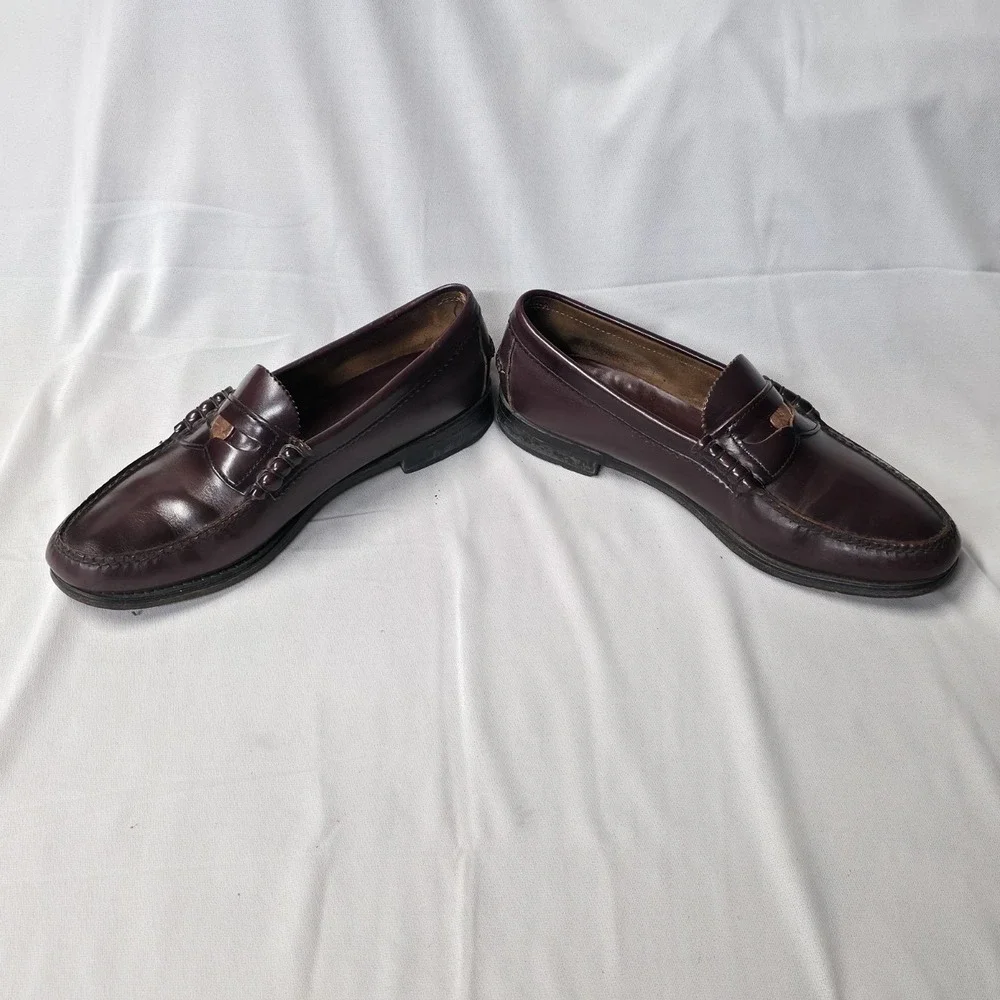 Vintage Dexter 41-666 Leather Penny Loafers Size 9.5 D